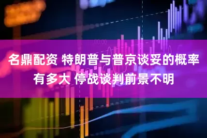 名鼎配资 特朗普与普京谈妥的概率有多大 停战谈判前景不明